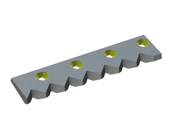 Counter knife left 484x113x32 Eco Line for WEIMA America Inc. 