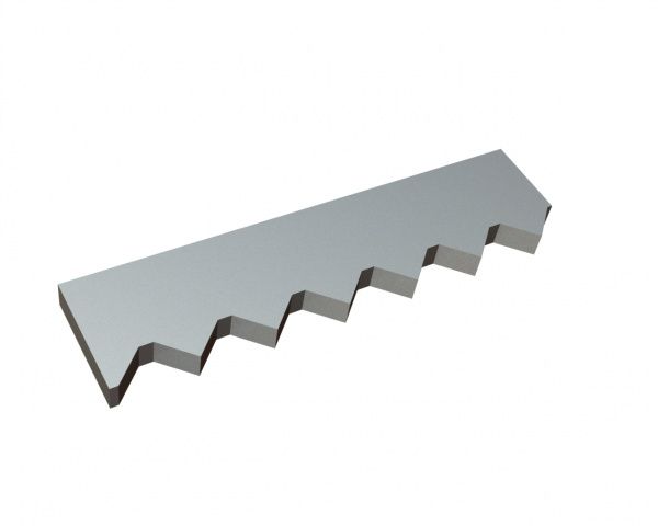 Counter knife outside 429x107x25 Premium Line for Vecoplan LLC (Retech) Vecoplan VAZ 2500