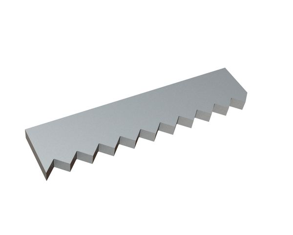 Counter knife outside 455x104x25 Premium Line for Vecoplan 