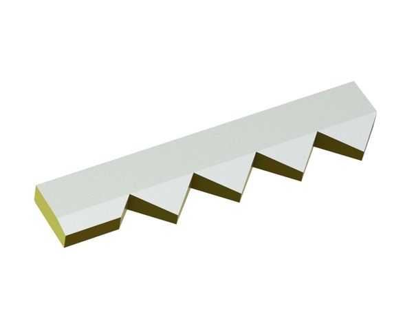 Counter knife right 440x98x28 Eco Line for Vecoplan LLC (Retech) 