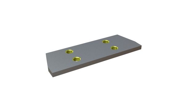 Hammer plate 220x77x10 Eco Line for Hosokawa Alpine AG 