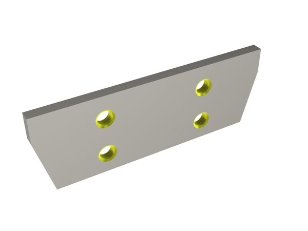 Hammer plate 220x77x10 Eco Line for Hosokawa Alpine AG 