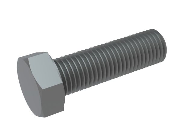 hexagonal screws with fine thread up to head 