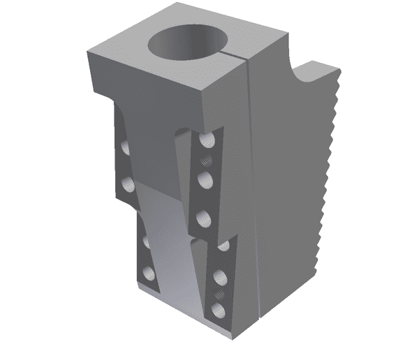 Holder spherical head left for Vecoplan 