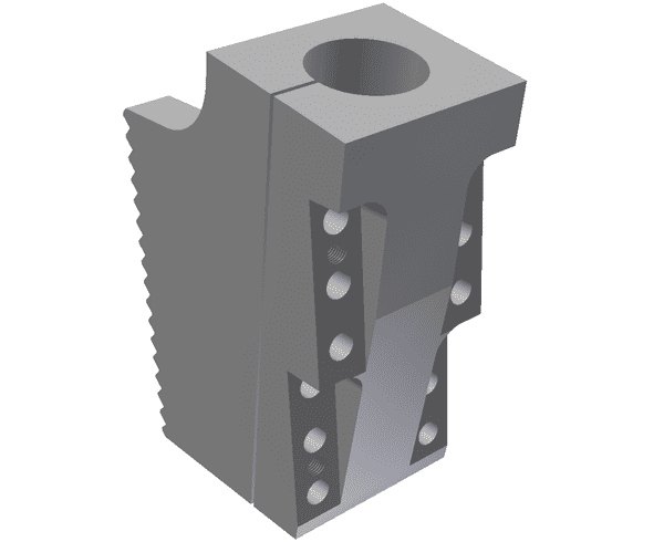 Holder spherical head right for Vecoplan 