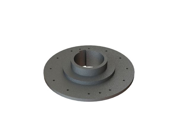 Hub Ø450/151x100, posizione zero 13° per Görgens Mahltechnik 