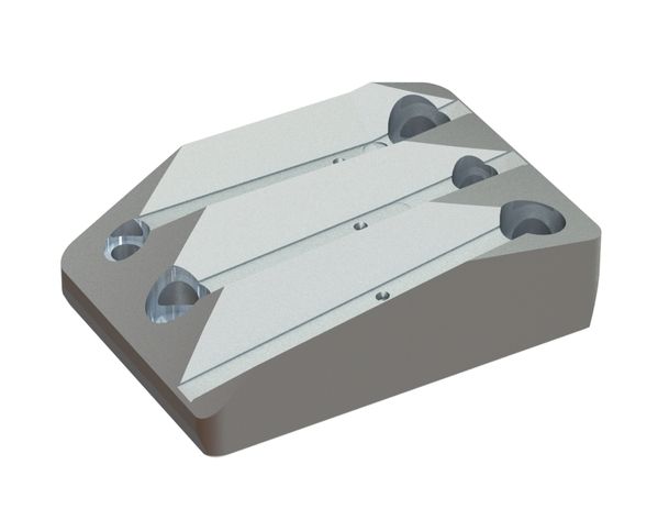 Knife holder right 194x137 for Vecoplan LLC (Retech) 