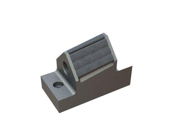 Knife holder rotor 125x87x63 hard-faced for Vecoplan LLC (Retech) Vecoplan VAZ 160/200