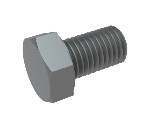 M12x20 Hexagonal screw 10.9 