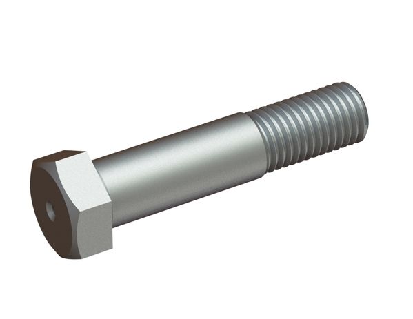 M16x75 hexagon fitting screw with shaft 10.9 