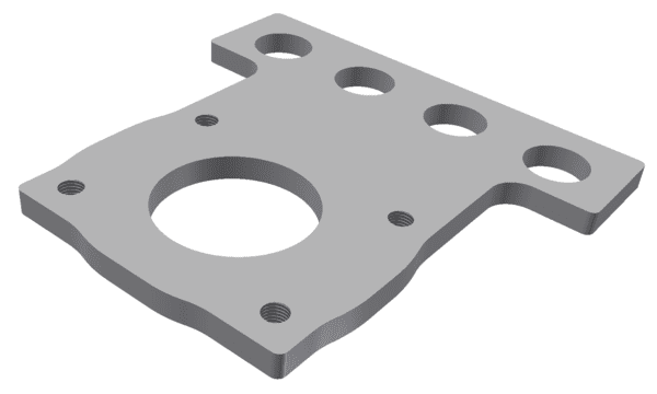 Retaining plate for Vecoplan LLC (Retech) 