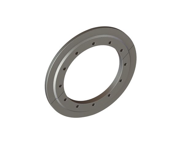 Ring 2-parts left side rotor protection Ø598x36 for Vecoplan LLC (Retech) Vecoplan VAZ 160/200