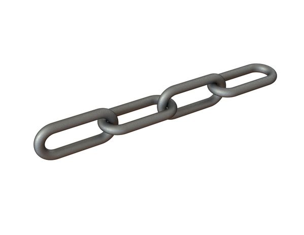 Round steel chain Ø36, 4 members 