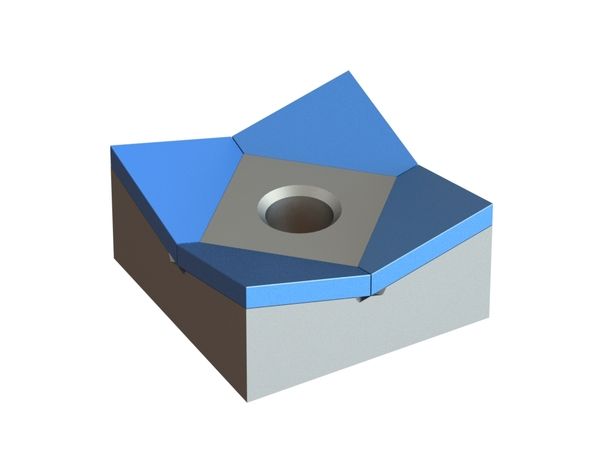 Schneidkrone 70x70x35, Hybrid Line für Zeno Zerkleinerungsmaschinen 