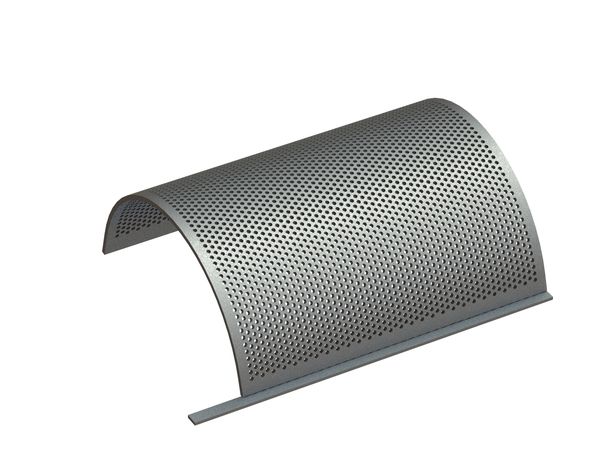 Screen basket 1005 wide, sheet thickness t=15 