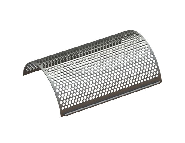 Screen basket 1165 wide, sheet thickness t= 10 for ZERMA America LLC 