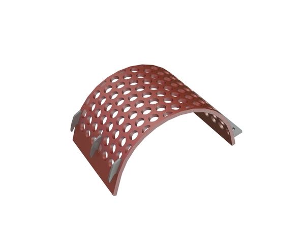 Screen basket 618 wide, Hardox for Vecoplan LLC (Retech) 