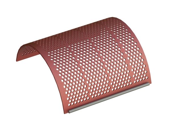 Screen basket 794 wide, sheet thickness t=10 for ZERMA America LLC 