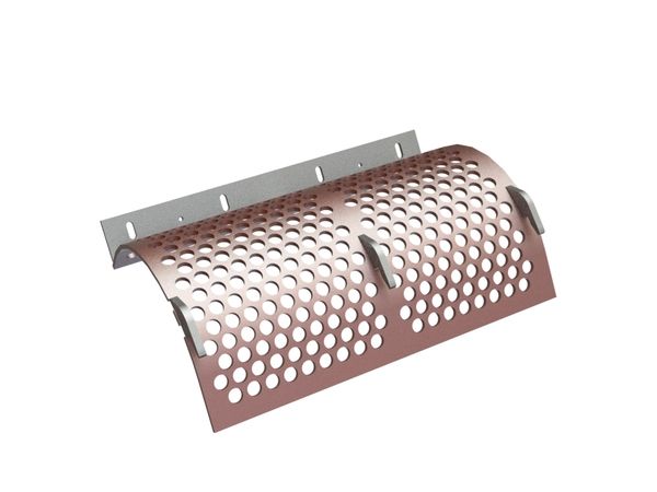 Screen basket right 836 wide, sheet thickness t=10 for Vecoplan LLC (Retech) 