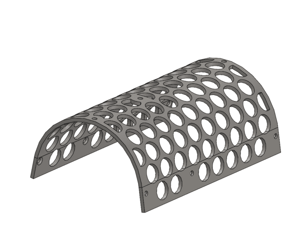 Screen plate 877 wide, sheet thickness t=15 for WEIMA America Inc. 