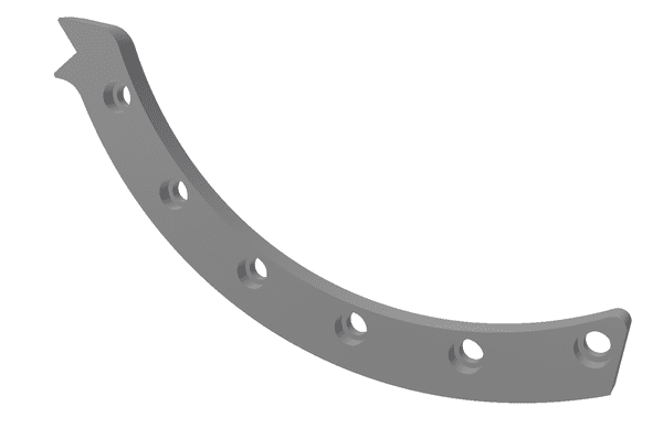 Segment de filtre t=40 blindé pour Vecoplan Vecoplan VVZ