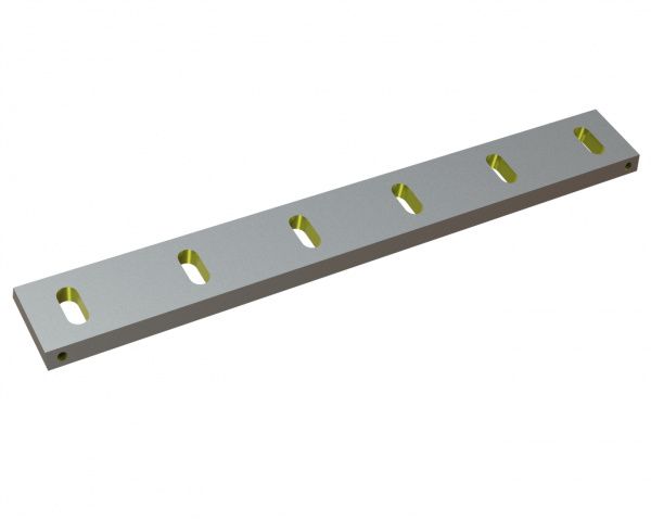 Stator knife 750x100x22 Eco Line for Herbold Meckesheim USA - Resource Recycling Systems Inc. Herbold SML 60/145