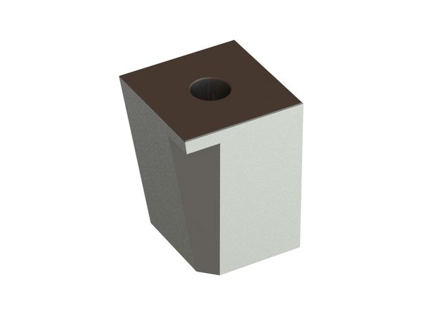 Support de lame rotor 80x60x60 pour Vecoplan 