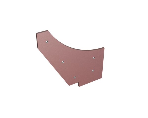 Wear plate 443x413x10 for Artech Recyclingtechnik GmbH 