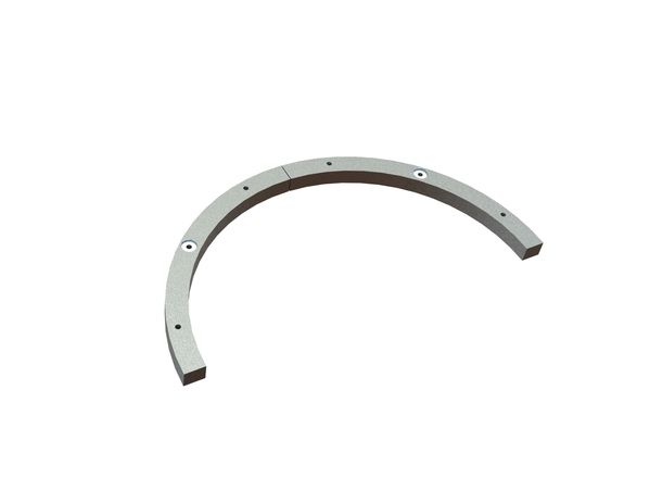 Wear ring bottom, 2-piece Ø1030x47 for Adelmann Umwelt GmbH 