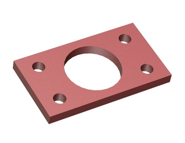 welding plate for bearing flange debris flap for Lindner Recyclingtech 